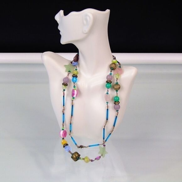 Vintage Iris Lane Long Necklace - Picture 1 of 8